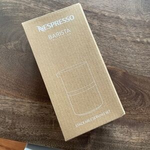 NESPRESSO Stackable Sugar and Milk Monochrome Serving Set